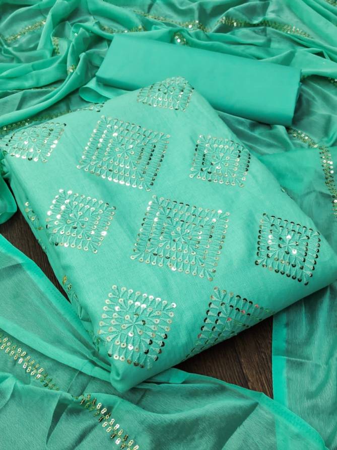 Nazrana Suits 1 New Fancy Exclusive Wear Slub Cotton Dress Material